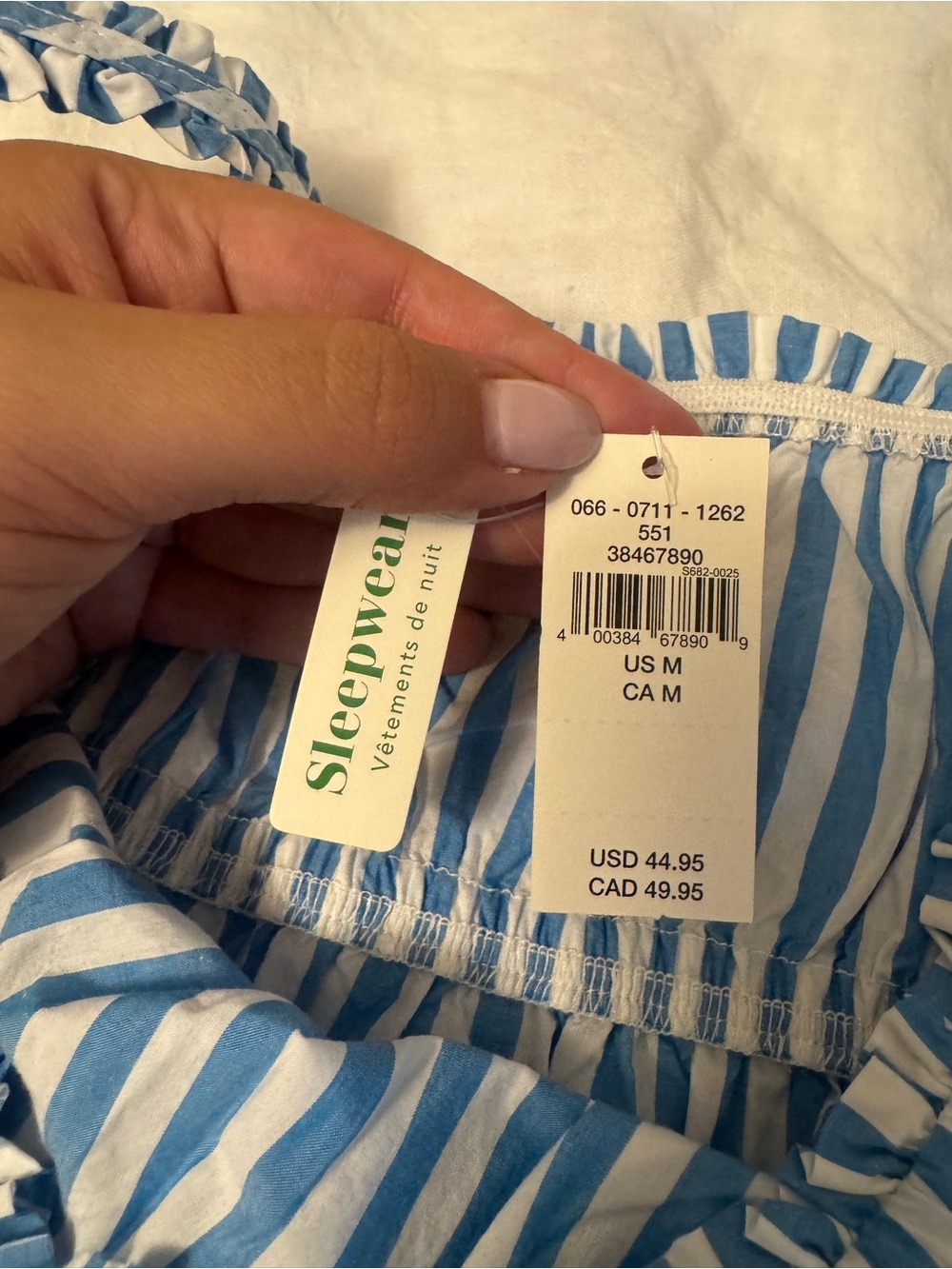 Aerie Blue and White Striped Spaghetti Strap Sundress - Picture 2 of 3